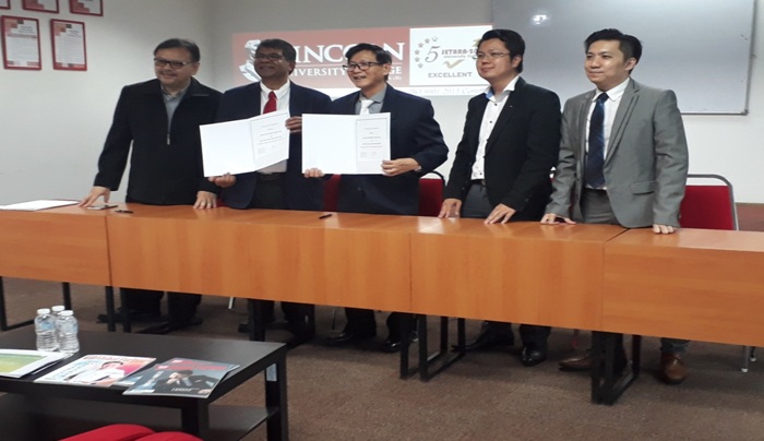 MOA Signing Ceremony with Lincoln University College Malaysia