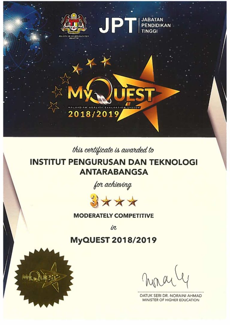 My Quest 2018 / 2019